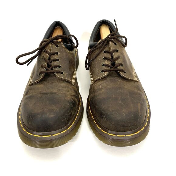 Dr. Martens 8053 Brown Leather 4 Eye Lace Up Shoes Mens Size 14 (EU 48) main image 5